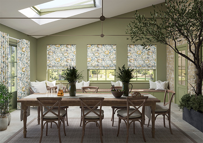 Ophelia, Mustard - Roman Blind - Image 8
